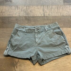 Lucky Brand “Washed Gray” Low rise Chino Shorts
